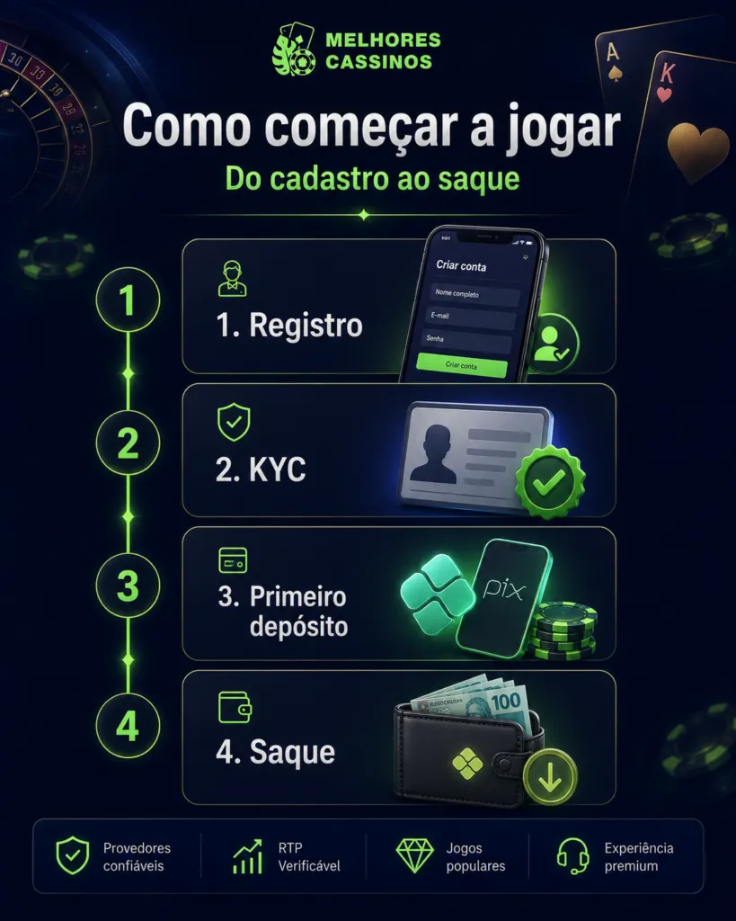 Como começar a jogar nos melhores cassinos online